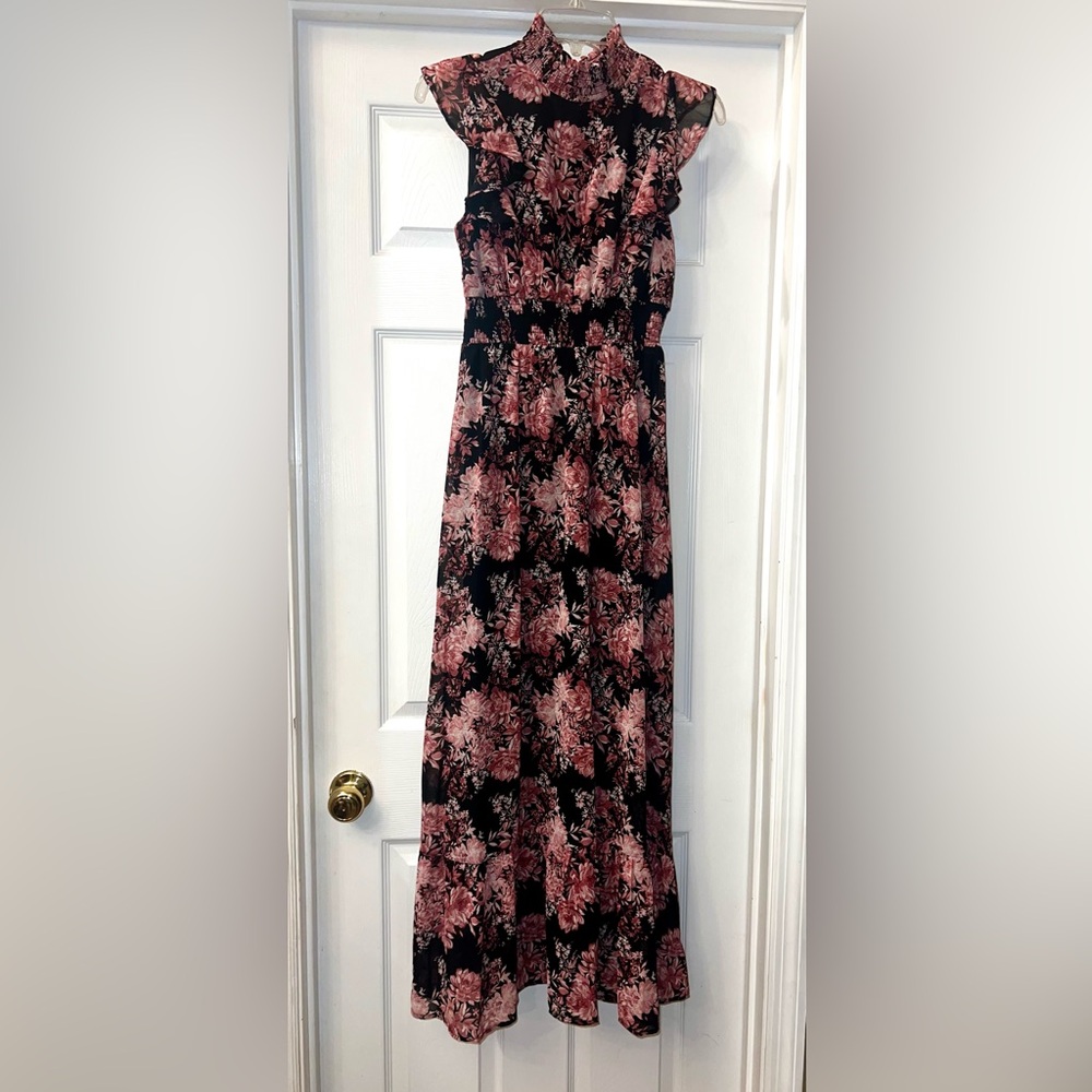 New with Tags Baltic Born Kearny Ruffle Maxi Dress - Picture 5 of 5